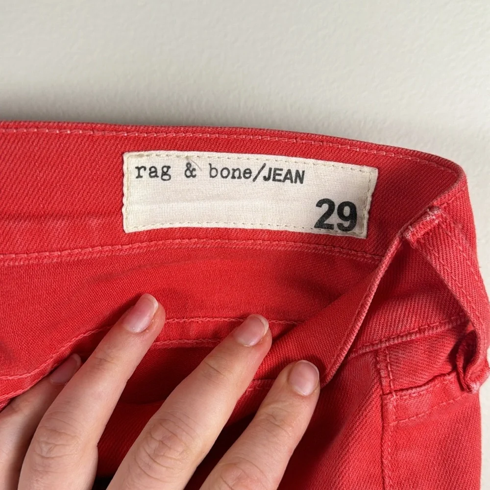 Rag & Bone Red Jeans - Picture 2 of 4